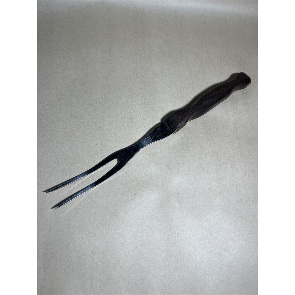 Cutco No.1027‎ Carving Fork w/Brown Handle Made In USA